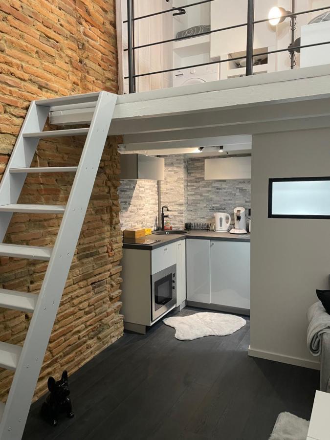Studio rénové, terrasse privative, 300m du Capitole Toulouse Extérieur photo